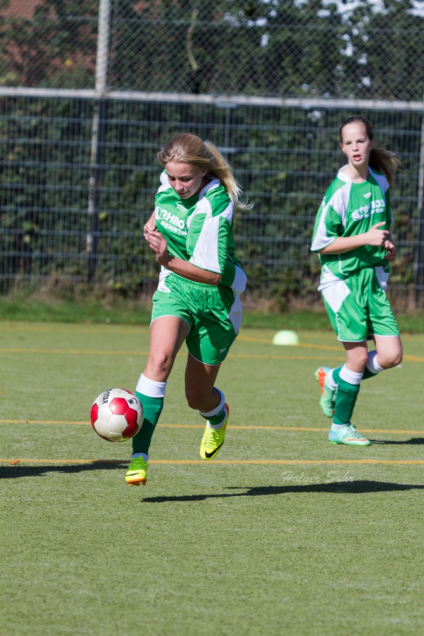 Bild 213 - C-Juniorinnen Kaltenkirchener TS - TuS Tensfeld : Ergebnis: 7:0